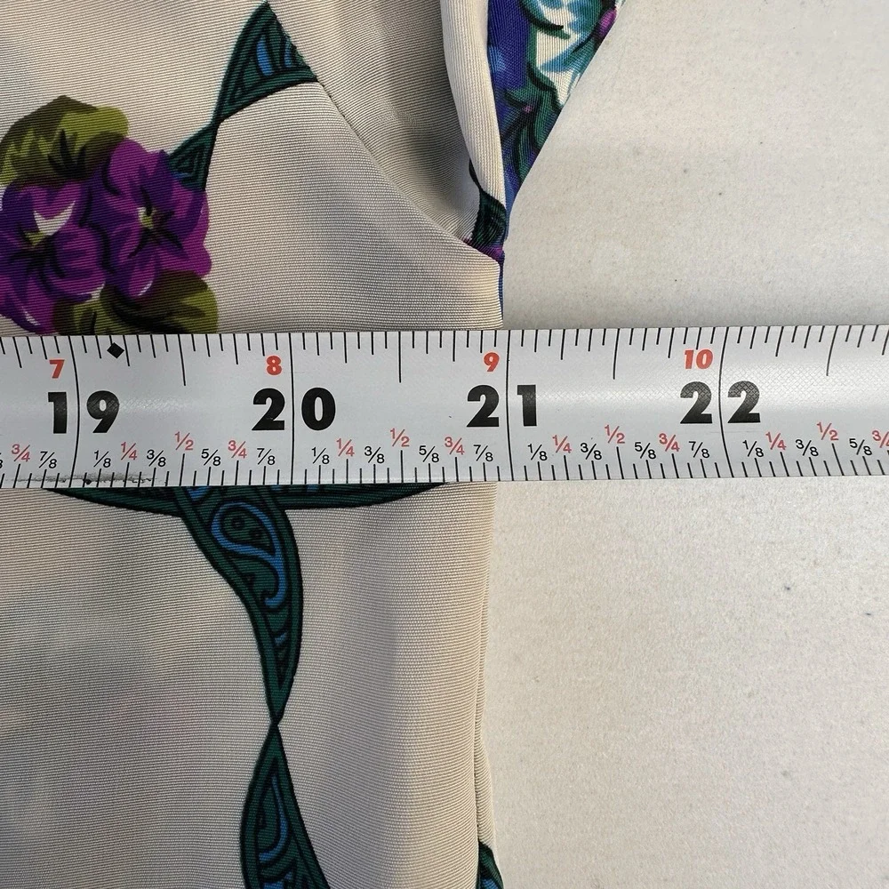 Romantic Floral Blouse Vintage 90s Cottagecore L - Picture 7 of 13